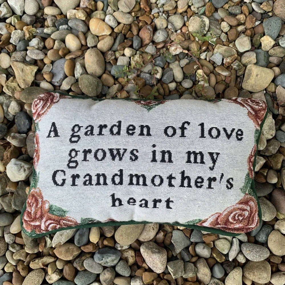 Grandmother Garden of Love Floral Tapestry Pillow Decorative‎ Throw Cushion